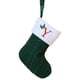 thumbnail image 1 of Calcetines Navideños con Letras Bordadas | Medias Navideñas de Punto Rojas, Verdes y Blancas con Colgante de Árbol | Decoración Navideña con Inicial Personalizada | Chimenea Acogedora y Detalle de Re, 1 of 1