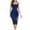A01-Blue, variant on Sequin Cocktail Formal Dresses for Women Square Neck Side Slit Spaghetti Strap Dress Sparkly Glitter Ruched Bodycon Evening Dress