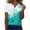 #813Blue, variant on Short Sleeve Shirts for Women Summer Tops 2026 Floral Soft Boho Casual V Neck T Shirts