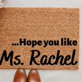 thumbnail image 4 of JUNWELL Rug Hopes You Like Ms Rachels Doormat Housewarming Gift Front Door Decor Good Doormat Funny Door  Porch Decor Closing Gift, 4 of 9