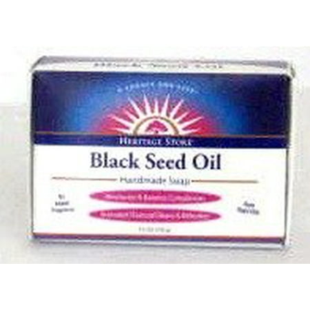 Black Seed Soap Fragrance Free Heritage Store 3.5 oz Bar, Heritage Store By Heritage (Best Way To Store Soap Bars)