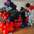 thumbnail image 5 of Beyondtrade 117pcs Blue Black Red Balloons Garland Arch Kit for Birthday Party Backdrop Decoration, 5 of 8