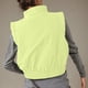 thumbnail image 4 of Chaquetas y abrigos casuales sin mangas y sin capucha para mujer, moda casual, color sólido, solapa con dobladillo elástico, chaqueta sin mangas con capucha para mujer, abrigo para mujer, 4 of 8
