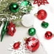 thumbnail image 3 of Juego de adornos colgantes para árbol de Navidad, 58 Uds., bolas de Navidad irrompibles coloridas, colgante de estrellas, 3 of 5