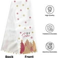thumbnail image 3 of Christmas Let It Snow Snowflake Table Runner Pink Christmas Tree Table Runner Seasonal Winter Xmas Kitchen Decor for Indoor Outdoor Dining Living Room Wedding Kitchen Party 13 x 108 Inch, 3 of 7