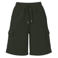 thumbnail image 5 of Gunia Casual Capri Pants For Women Knit Pocket Belted Casual Pants For Comfortable Everyday Wear With Functional Pockets Construction Summer Pants, 5 of 6