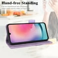 thumbnail image 2 of For iPhone 7 / 8 / SE 2022 & 2020 Case,Premium PU Leather Wallet Case Flip Magnetic Clasp Cover with [RFID Blocking][Card Holder][Stand Function] Shockproof Protective,Purple, 2 of 8
