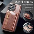thumbnail image 5 of Detachable Back Cover For iPhone 15 Pro Max 15Pro 15Plus 14 ProMax 14Pro 14 Plus 13 Pro Max 13Pro 12 Pro Max 12Pro 11 Pro Max Wallet Case with Card Holder Magnetic For iPhone 15 Leather Phone Cases, 5 of 12