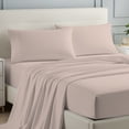thumbnail image 4 of 100% Cotton Bed sheets, Deep Pocket, Wrinkle Resistant, Soft & Smooth Sateen 4-Piece, Queen Blush by Purity Home, 4 of 13