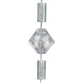 thumbnail image 2 of Clarity Jaeger Diamond Beaded Rod Pocket Panel, Clear, 40x84 Inches, 2 of 5
