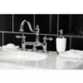 thumbnail image 2 of Kingston Brass KS3911AL Standard Mount Restoration Bathroom Bridge Faucet, 2 of 5