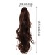 thumbnail image 2 of OUNONA Synthetic Black Ponytail Claw Clip Extension with Drawstring for Secure Comfortable All Day Wear, 2 of 6