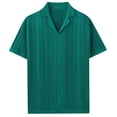 thumbnail image 4 of Men Short Sleeve Dress Shirt Tshirts Shirts for Men Graphic Rock Summer T Shirts for Men Hawaiian Shirt for Men Cotton Big and Tall Get it Fast, 4 of 9