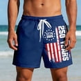 thumbnail image 2 of Mens Swim Trunks USA Independence Day Patriotic 4th of July 250th Anniversary Beach Shorts Quick Dry Board Shorts, 2 of 3