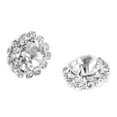 thumbnail image 4 of Crystal Rhinestone Button Flat back Decoration DIY 15mm 10 Pcs Clear, 4 of 8