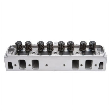 Edelbrock Cylinder Head Oldsmobile Performer RPM for Hydraulic Flat Tappet Polished Complete Single