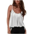 thumbnail image 2 of tarylea Womens Tank Tops Sleeveless Eyelet Square Neck Spaghetti Strap Pleated Camisole Casual Summer Dressy Tops, 2 of 6