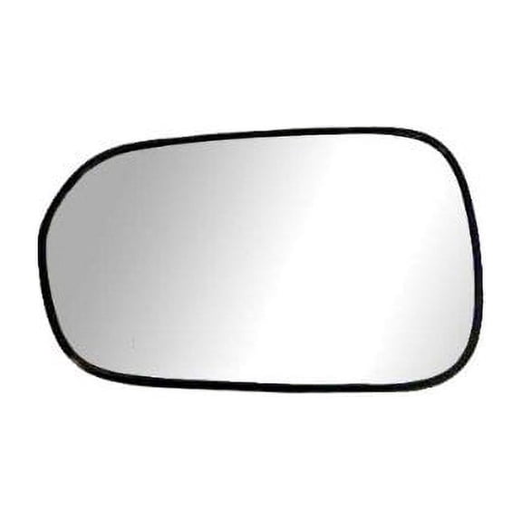 88087 - Fit System Driver Side Non-heated Mirror Glass w/ backing plate, Honda Accord Sedan 99-02, Accord Sedan 98-02, 4 5/ 8" x 7 1/ 4" x 7 1/ 4" (US and Japan Built)