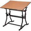 Alvin Drafting, Drawing, and Art Table, Black Base Cherry Top30" x 42"