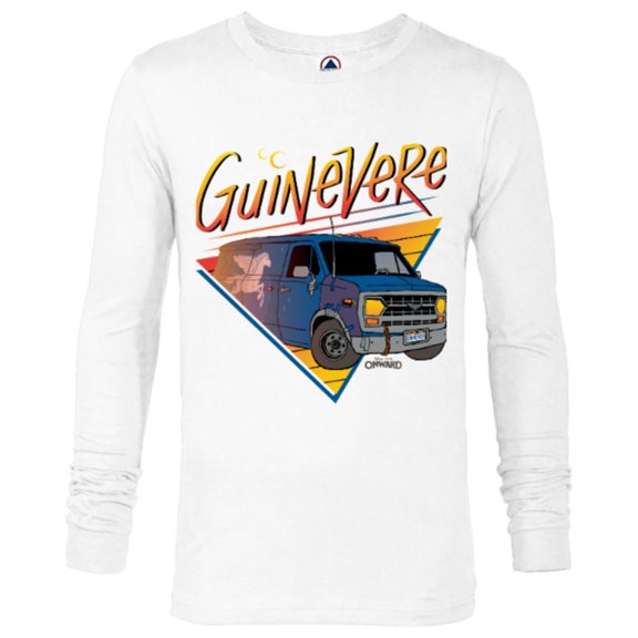 Disney PIXAR Onward Van Guinevere T-Shirt - Long Sleeve T-Shirt for Men - Customized-White