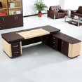 thumbnail image 4 of Executive Storage Workstation Desktop Meeting Reception Office Desks Corner Console Scrivanie Per Ufficio Luxury Furniture My Lux Decor Round, 4 of 6