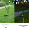 thumbnail image 3 of Trajes de lámpara al aire libre Irfora Luces de luciérnaga con energía Solar lámpara de césped impermeable al aire libre camino luz paisaje decorativo luciérnaga luces de jardín luces de noche Irfora Trajes de lámpara al aire libre, 3 of 7