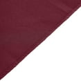 thumbnail image 2 of Efavormart Pack of 5 | BURGUNDY Premium Polyester Table Top Runner For Weddings Birthday Party Banquets Decor Fit Rectangle and Round Table, 2 of 10