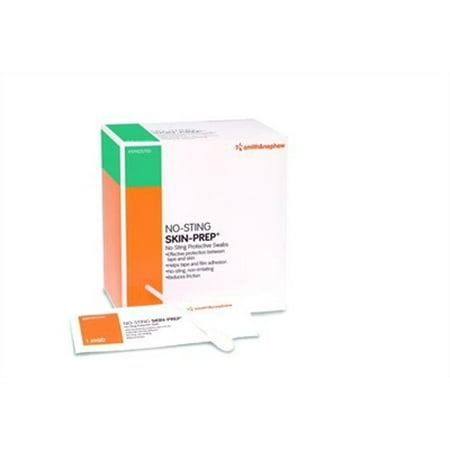 - No-Sting Skin-Prep Swab, Individual Packets 3.0 ml., Sterile, Smith & Nephew - Box of 50