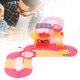 thumbnail image 5 of Niños chico DIY ensamblaje bloque de construcción rompecabezas juguete juguetes educativos tempranos regalo de cumpleaños supermercado feliz (rosa), 5 of 5