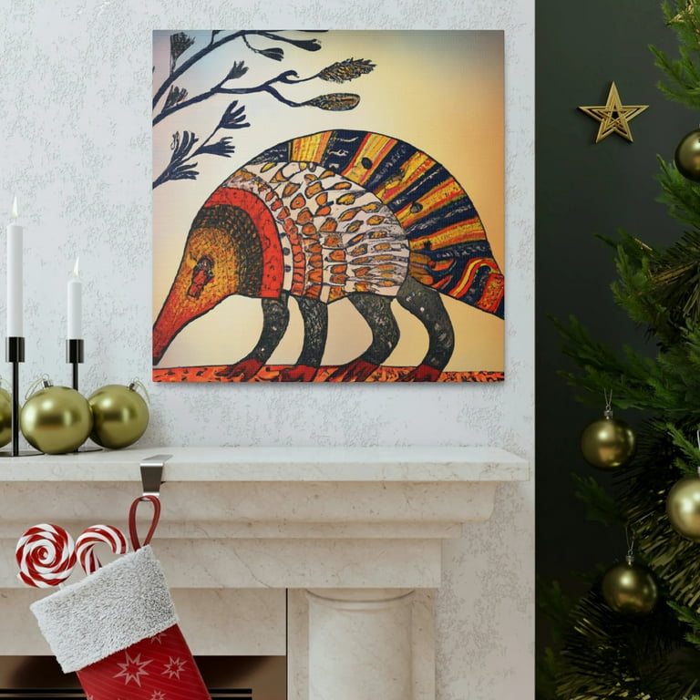 Amaizng Armadillo Art - Canvas - Walmart.com