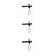 thumbnail image 2 of Toystoory 10 piezas pescado gira broches anti-bobinado fuerte clip de liberación ABS gancho divisor grande aparejos de pesca al aire libre negro Type1 NO1, 2 of 6