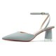 thumbnail image 3 of Zapatos de tacón alto con tiras cruzadas y punta puntiaguda para mujer de primavera 2022, 3 of 5