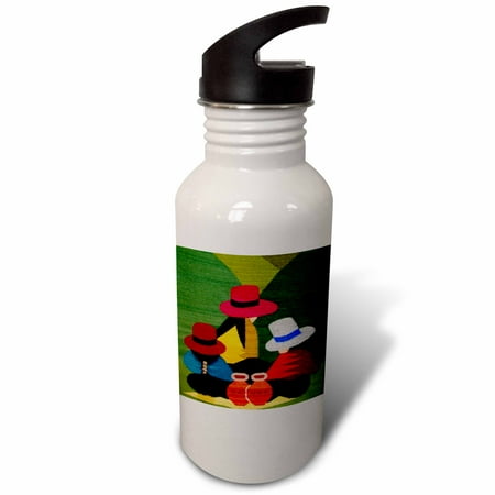 

Ecuador Otavalo Textiles by Peguche weavers - SA07 KWI0106 - Kymri Wilt 21 oz Sports Water Bottle wb-86204-1