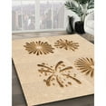 thumbnail image 3 of Ahgly Company Tapis d'Intérieur Lavables en Machine Rectangulaire Transitionnel Brun Bronze, 2' x 4', 3 of 7