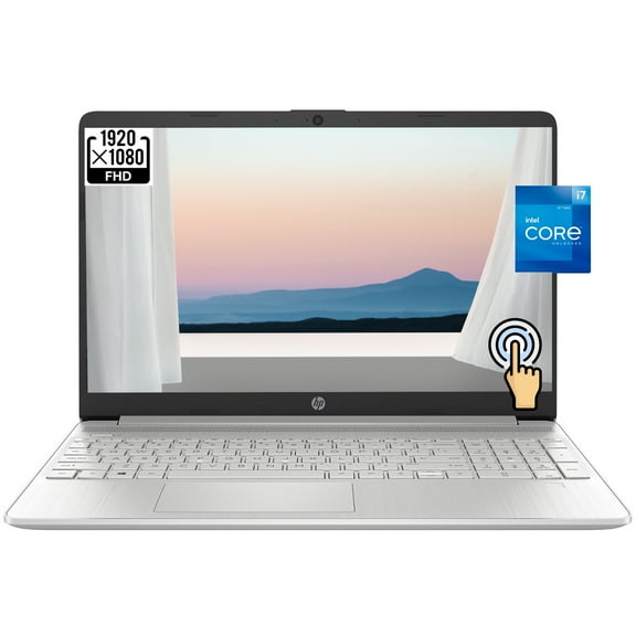 HP 15 15.6" FHD Touchscreen Business Laptop, 12th Gen Intel 10-Core i7-1255U, 16GB RAM, 1TB PCIe SSD, Numeric Keypad, Wi-Fi, HDMI, Windows 11 Home in S Mode