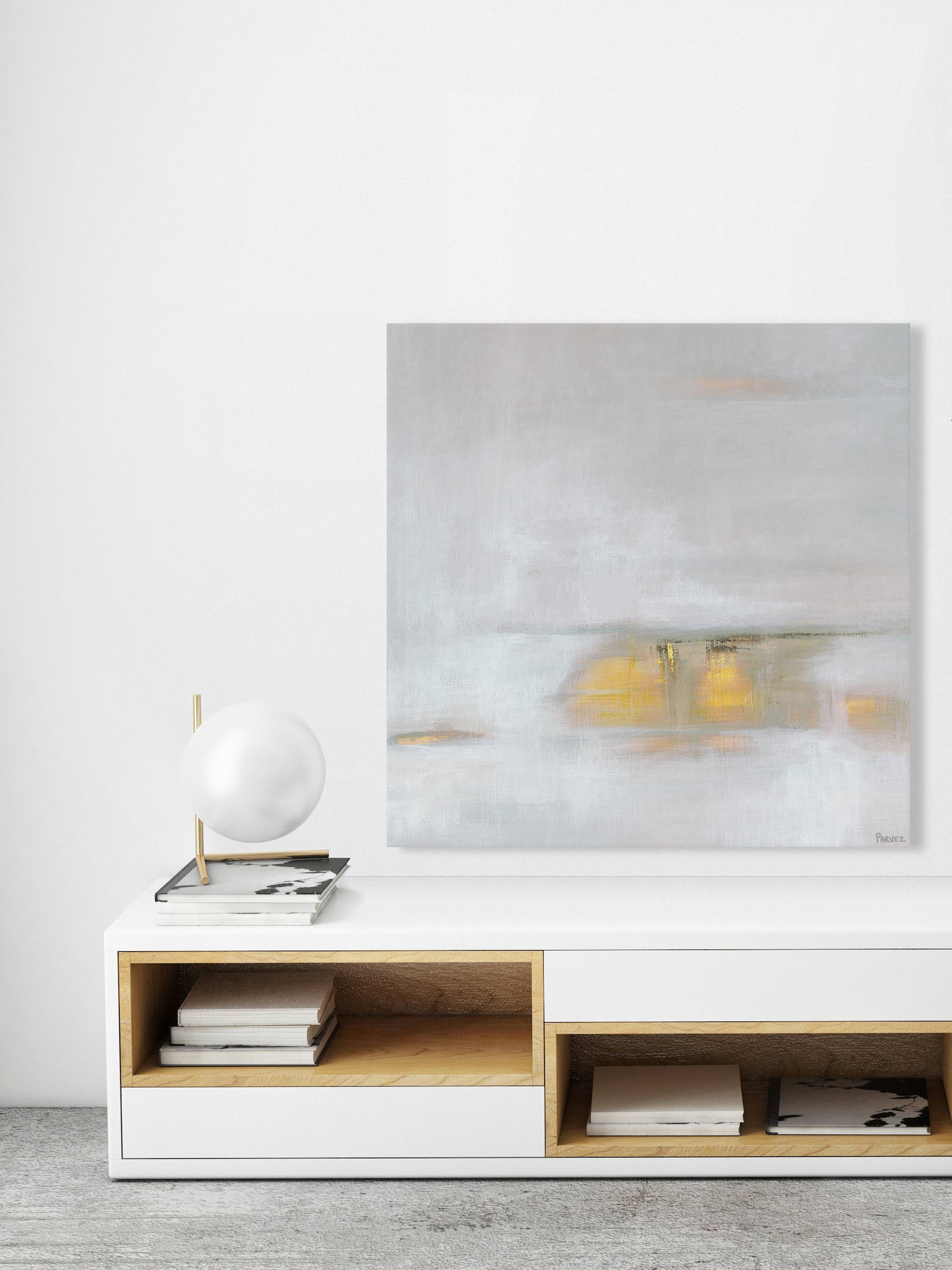 Parvez Taj Shine Above the Misty Sea Canvas Wall Art