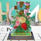 thumbnail image 5 of Adorno de mesa de madera DIY, adorno de mosaico de diamante de taladro de un solo lado hecho a mano FLhrweasw Nuevo, 5 of 9