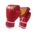 thumbnail image 2 of Vsenkes Boxing Gloves Fighting Gloves Sparring Gloves for Muay Thai Karate Grappling Red for Adults, 2 of 9