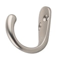 thumbnail image 2 of Ganchos para abrigos, ganchos para toallas, ganchos de pared, ganchos montados en la pared de doble orificio, gancho de metal, con tornillos, para cocina, baño, dormitorio, 2 of 5