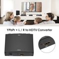 thumbnail image 4 of Convertidor De Video YPBPR Convertidor de componente a HDMI compatible PC DVD 1080P Video R/L Adaptador de audio (UE), 4 of 6