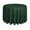 Hunter Green, variant on Lann's Linens - 5 Premium 90" Round Tablecloths for Wedding/Banquet/Restaurant - Polyester Fabric Table Cloths - Black