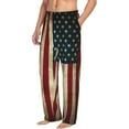 thumbnail image 2 of American Flag Usa Men'S Pajama Pants Soft Sleep Lounge Pants Pjs Bottoms With Pockets Small, 2 of 6