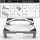 thumbnail image 4 of Adjustable Washing Machine Stand And Dryer Fridge Pedestal With Anti-vibration, Supports Up To 300kg Load For Stable Laundry Appliances, 4 of 5
