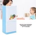 Mini Plastic Doll Refrigerator, Doll Fridge, For Kids Dolls