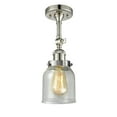 thumbnail image 2 of Innovations Lighting  SmallBell 1 Light Adjustable Dimmable Vintage LED Flushmount, 2 of 5