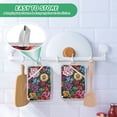 thumbnail image 4 of Yayeee Pot Holders Kitchen Heat Resistant with Pockets 7"x9.8" Cotton Oven Cooking Hot Pads, Vibrant Flowers Pattern, 4 of 7