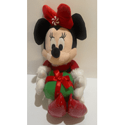 Disney Store Japan Minnie Mouse Present Christmas Plush New with Tags