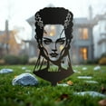 thumbnail image 6 of Frankenstein & Bride of Frankenstein Halloween Garden Stakes – Handcrafted Metal Yard Decor – Made in USA by RealSteel, 6 of 6