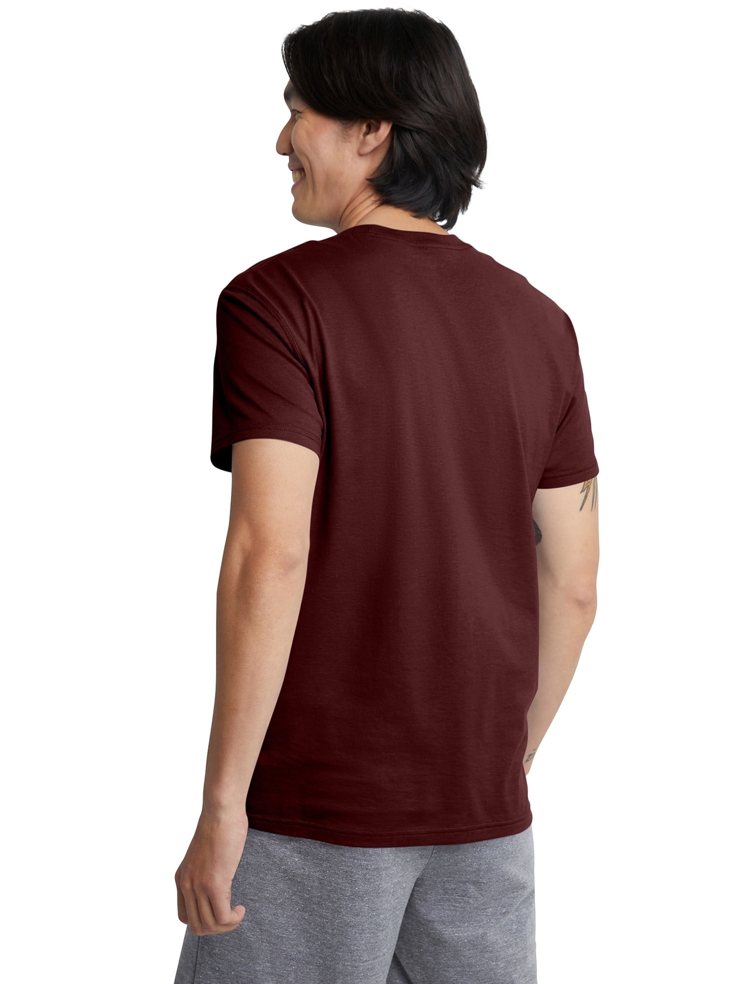 Hanes Originals Men's Lightweight Cotton Short Sleeve Crewneck T-Shirt, Sizes S-3XL