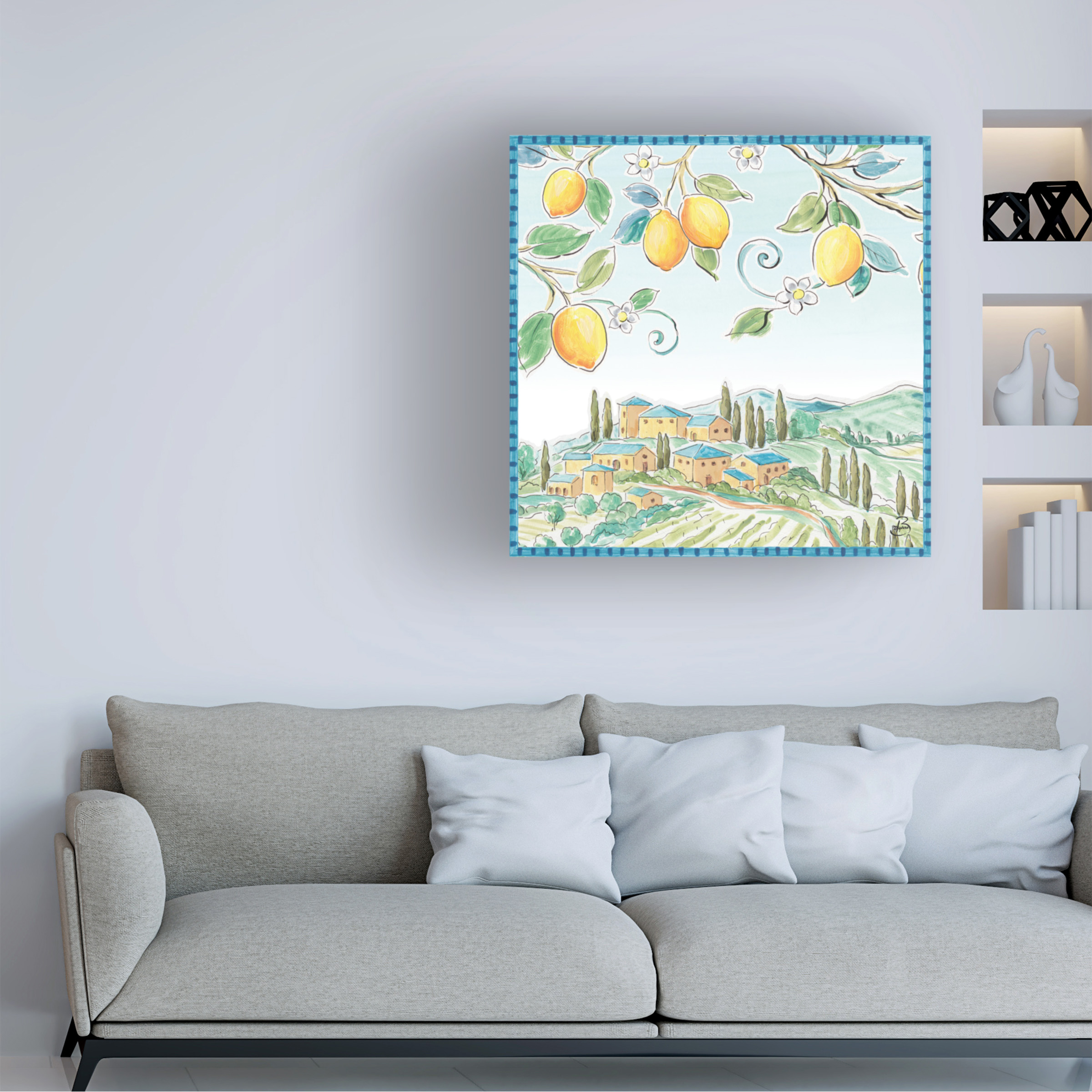Trademark Fine Art 'Mediterranean Breeze IX' Canvas Art by Daphne Brissonnet